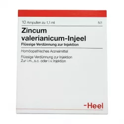 Цинк валериана инъель (Zincum Valerianicum Injeel) 1,1мл амп. №10 фото